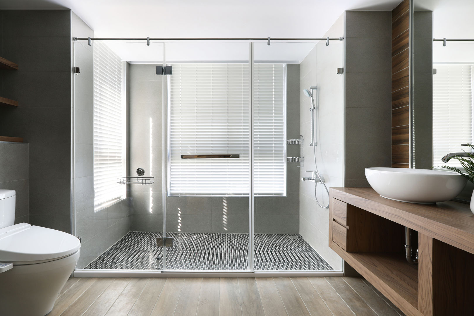 人文自然派的no.229舍-場景-更衣/衛浴, 喬克諾空間設計 喬克諾空間設計 Eclectic style bathrooms