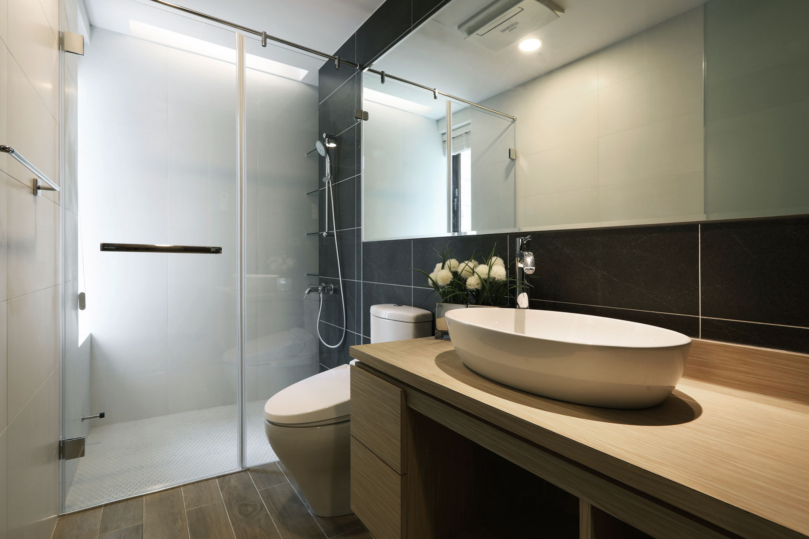 人文自然派的no.229舍-場景-更衣/衛浴, 喬克諾空間設計 喬克諾空間設計 에클레틱 욕실