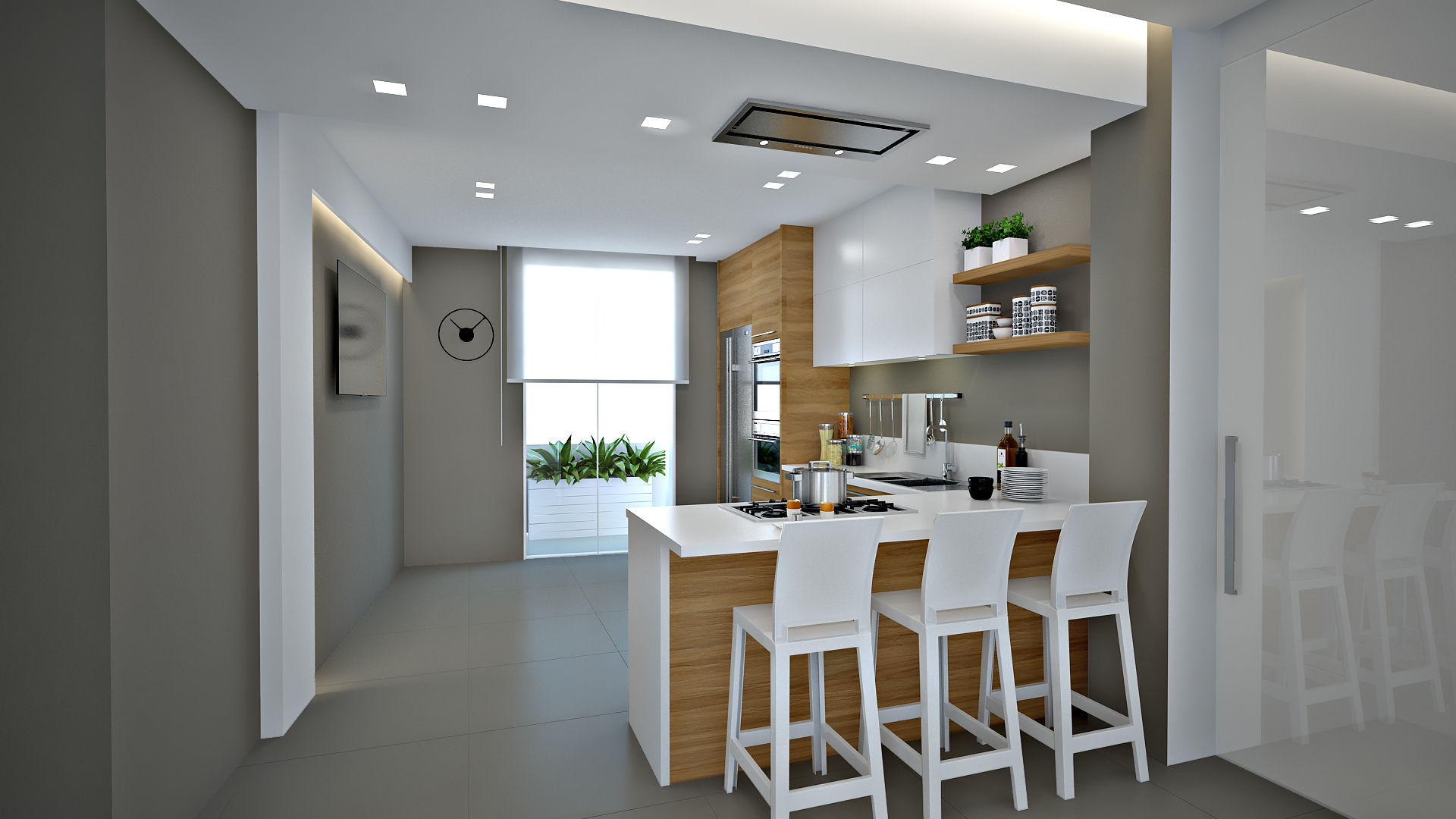 Apartment D, olivia Sciuto olivia Sciuto Modern Kitchen