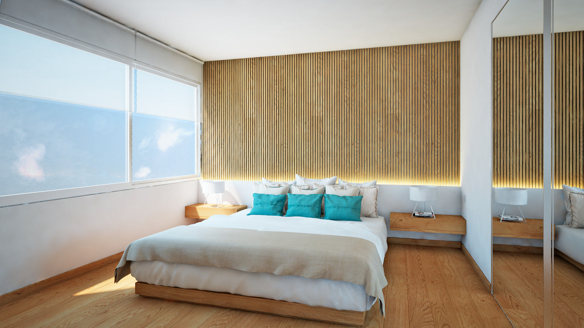 homify Modern style bedroom Engineered Wood Transparent