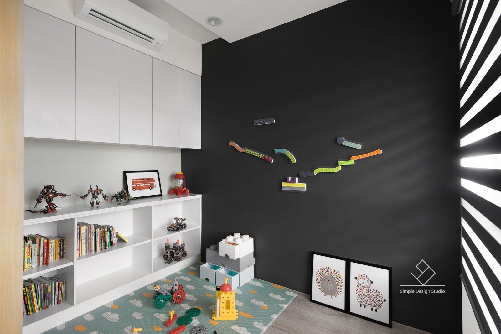 遊戲房設計 極簡室內設計 Simple Design Studio Scandinavian style nursery/kids room