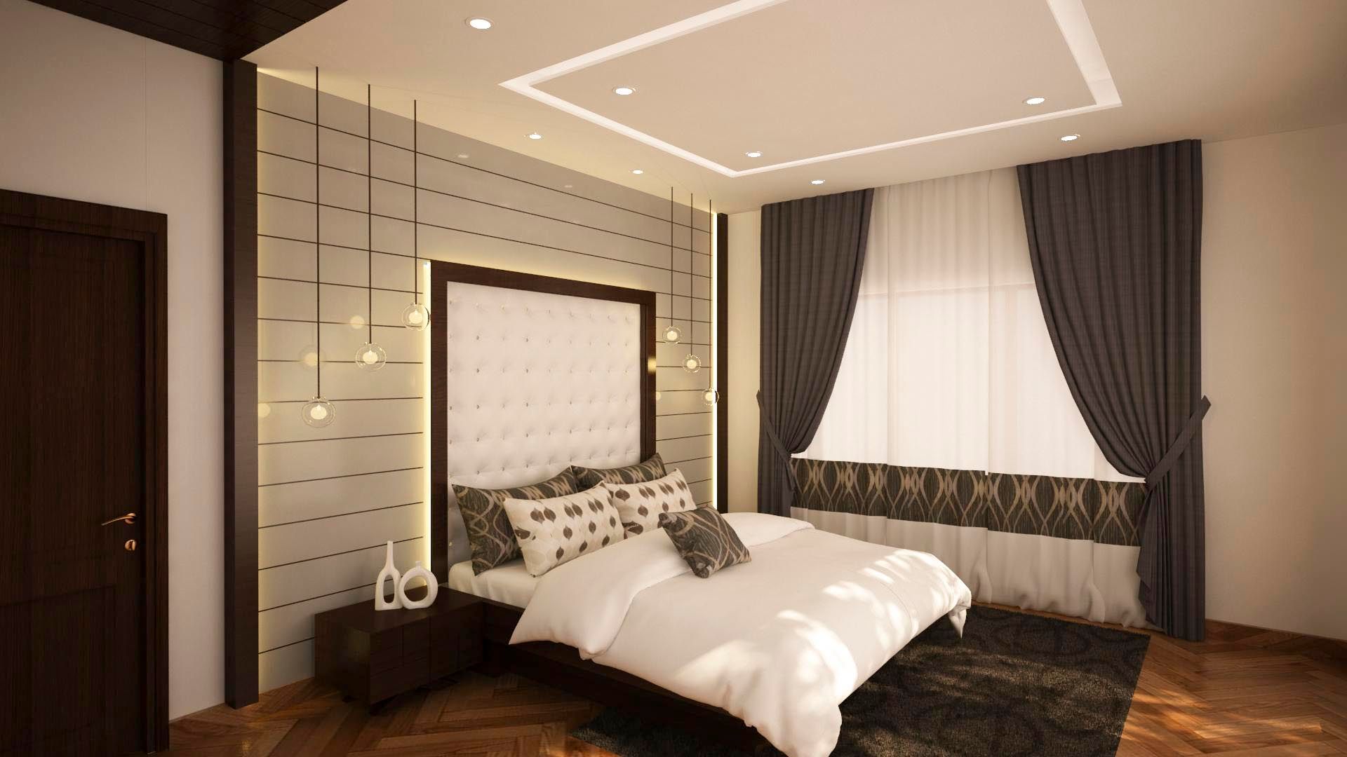 Master Bedroom with hidden lighting homify Asian style bedroom