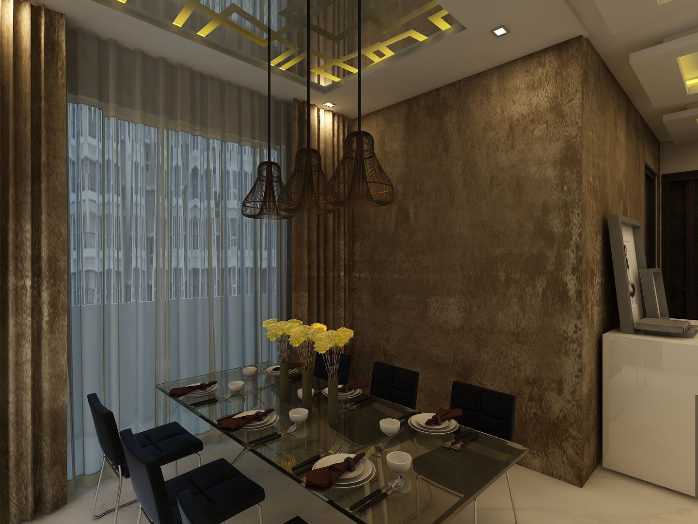 Dining room homify Modern dining room