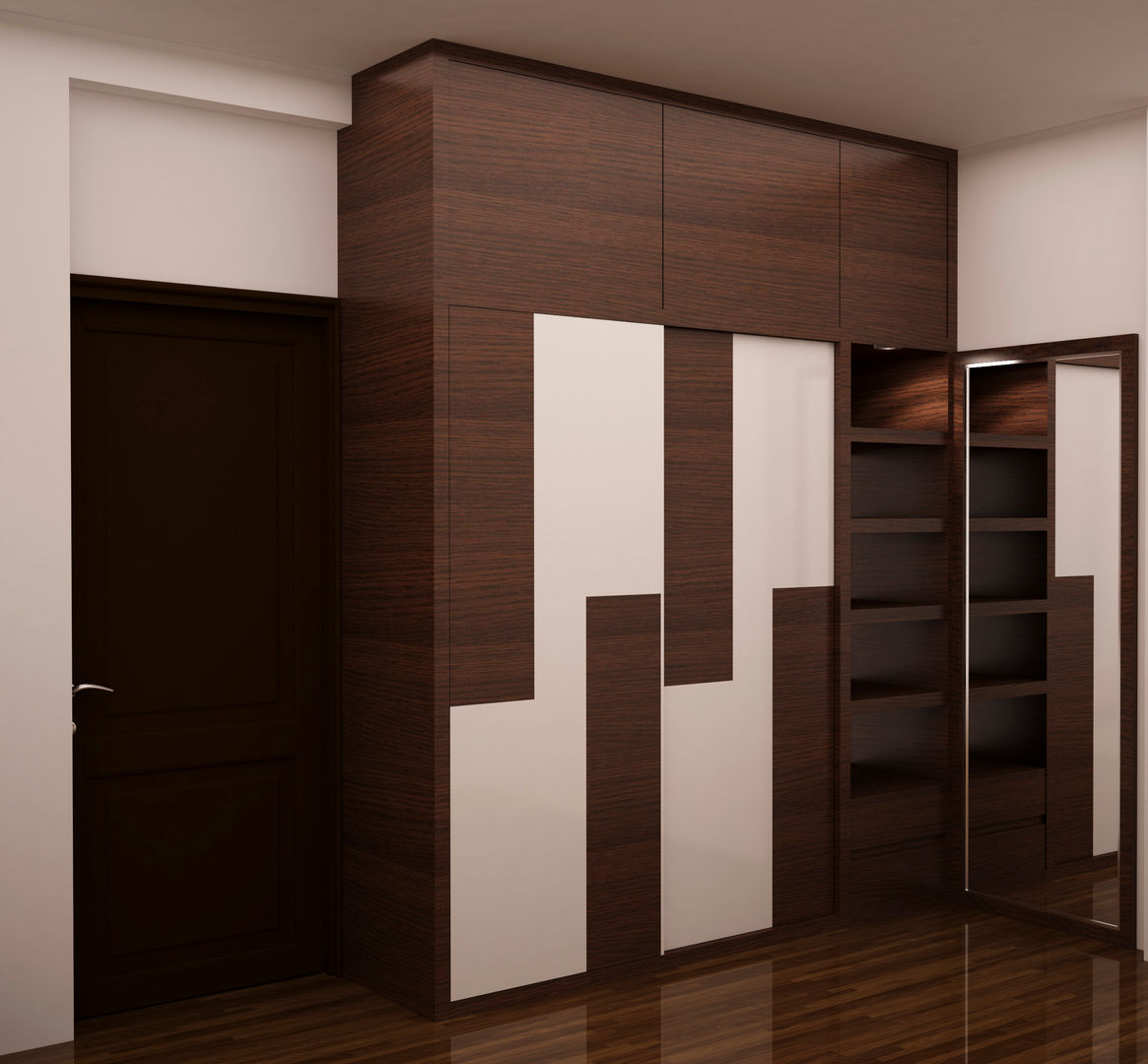 Stylish Wardrobe Designs for Bedroom Indian Laminate Sheets