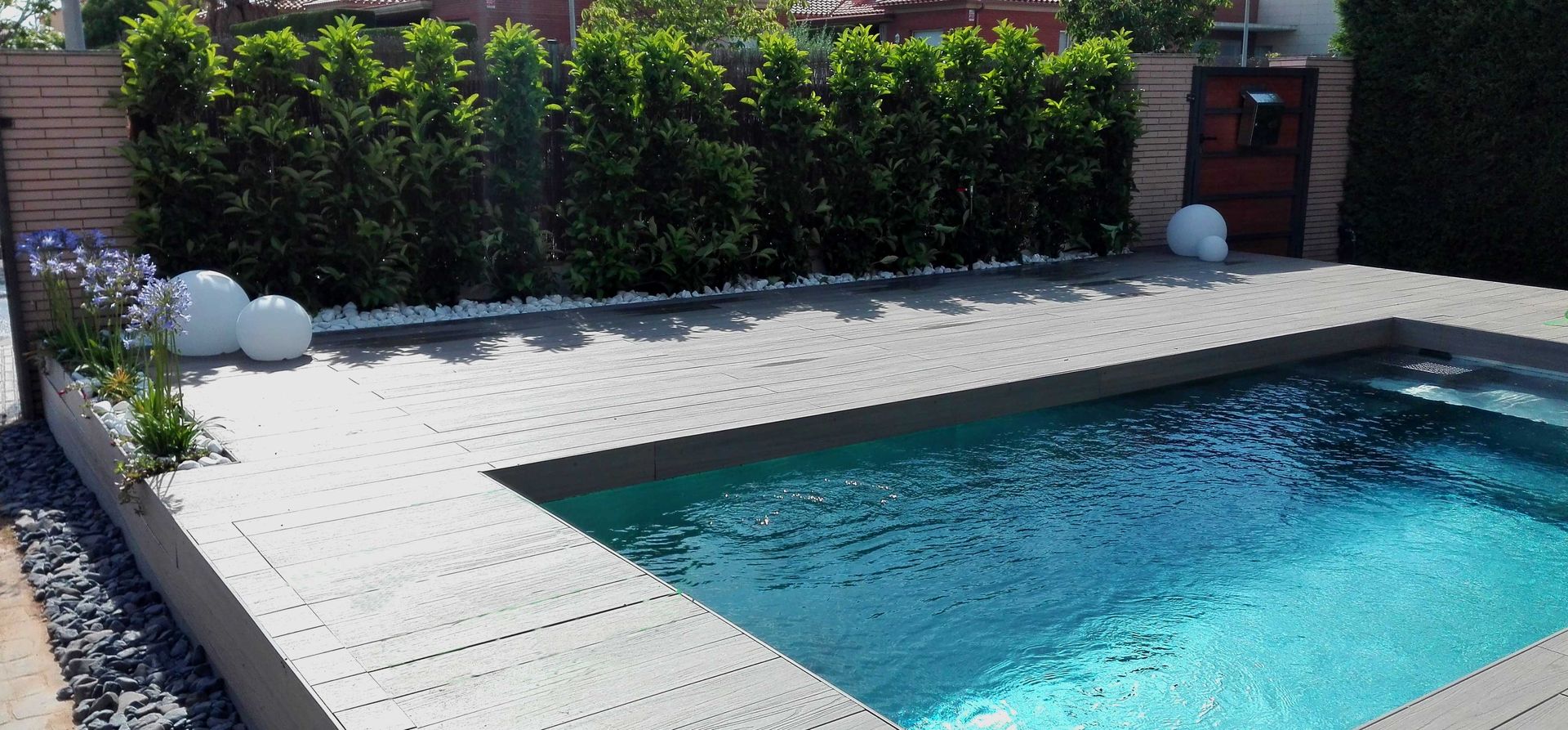 Piscina Tarragona, ecojardí ecojardí Garden Pool Wood-Plastic Composite