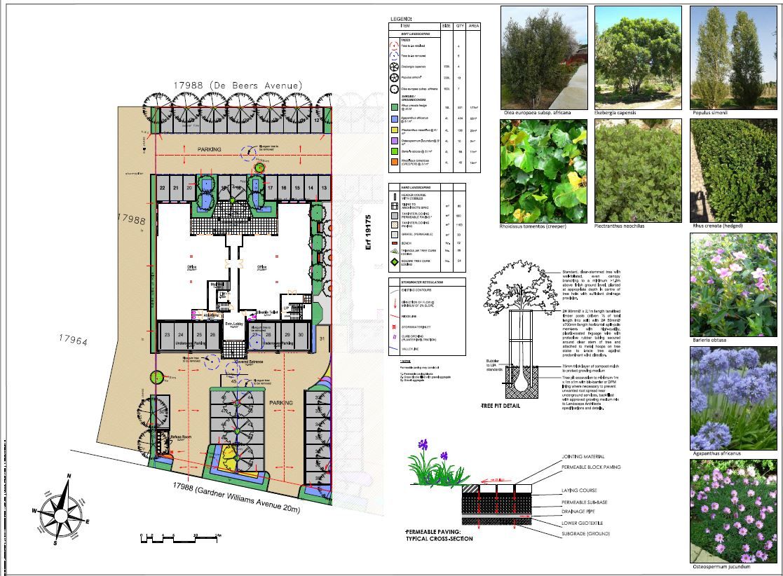 office landscaping plan for council approval Lemontree Landscape architecture and Design