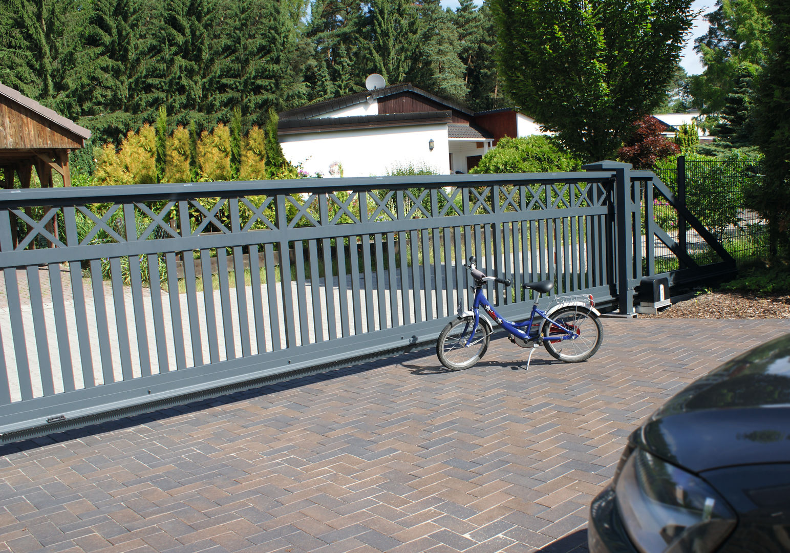 Modell Fehmarn, Nordzaun Zäune - Tore - Sicherheit, Inh. Dipl. Ing (FH) Torben Suhr Nordzaun Zäune - Tore - Sicherheit, Inh. Dipl. Ing (FH) Torben Suhr Front garden Aluminium/Zinc