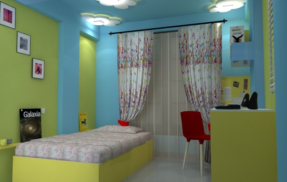 Shriyans Apartment Pune - Mr Ashish, DECOR DREAMS DECOR DREAMS Chambre d'enfant moderne