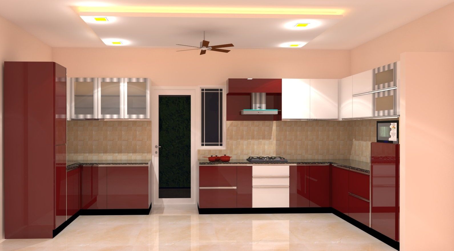 Amanora Park Pune - Pent House, DECOR DREAMS DECOR DREAMS Cocinas modernas: Ideas, imágenes y decoración