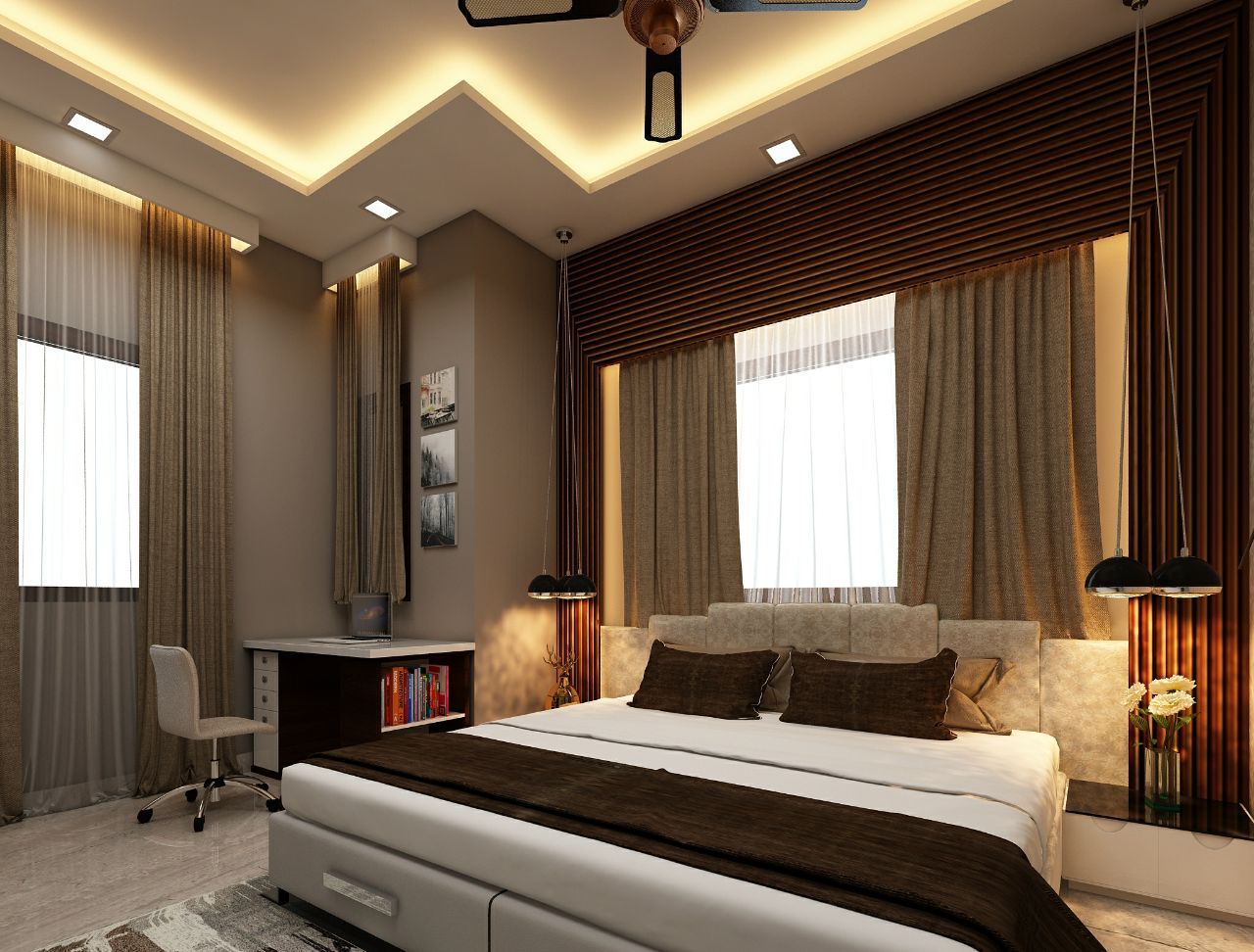Amanora Park Pune - Pent House, DECOR DREAMS DECOR DREAMS Modern style bedroom