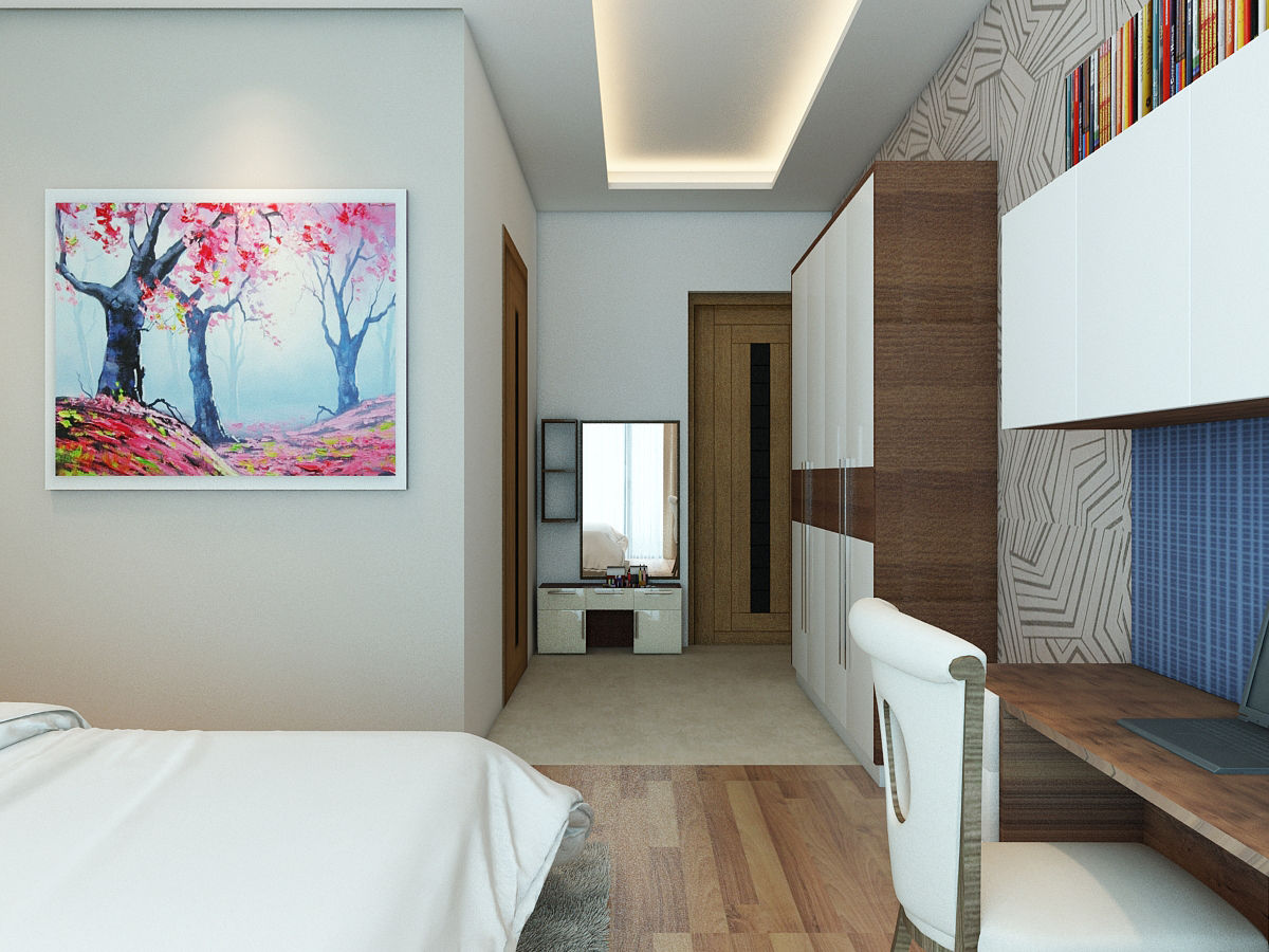 Amanora Park Pune - Pent House, DECOR DREAMS DECOR DREAMS Спальня