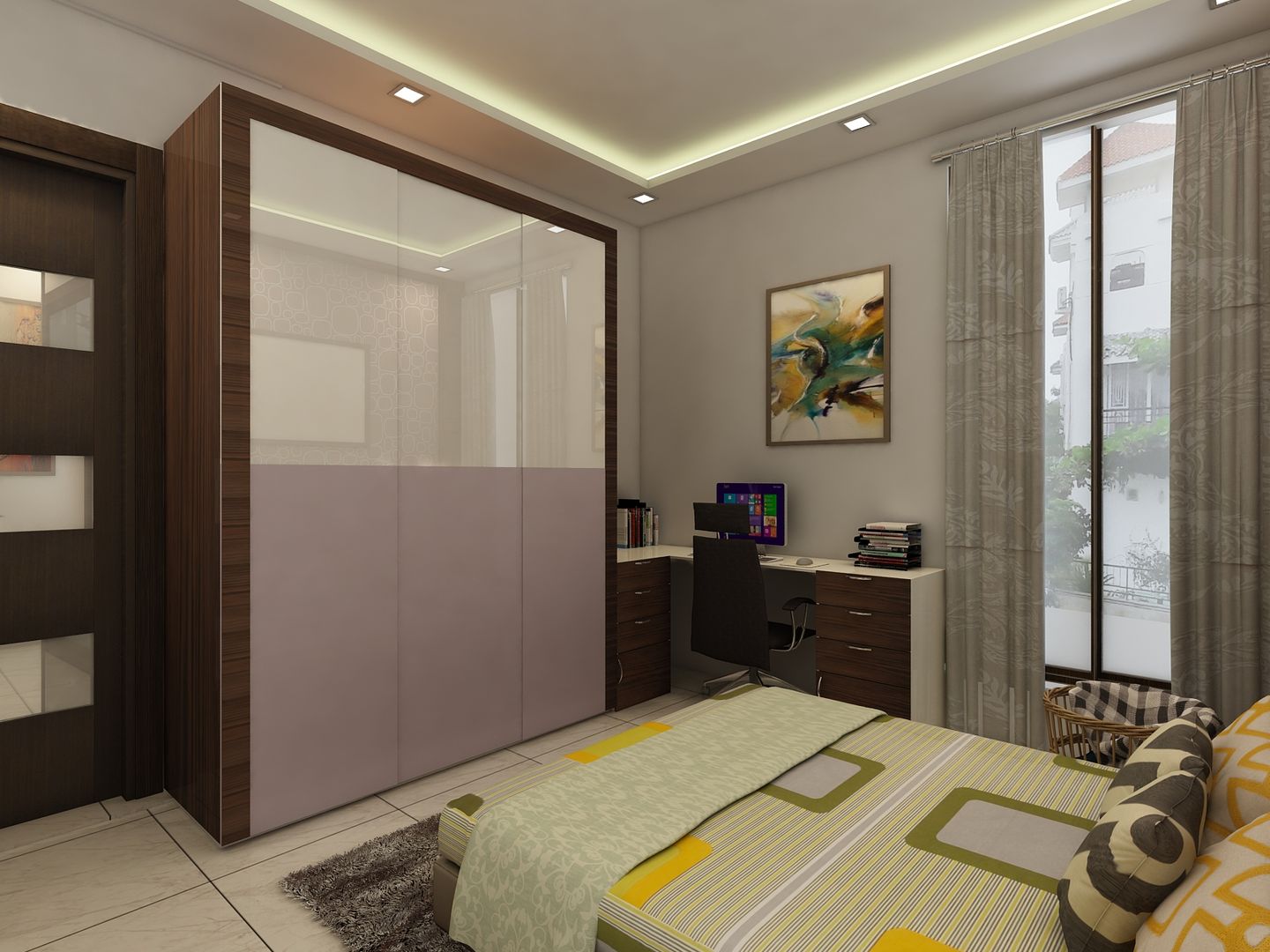 Bedroom homify Modern style bedroom