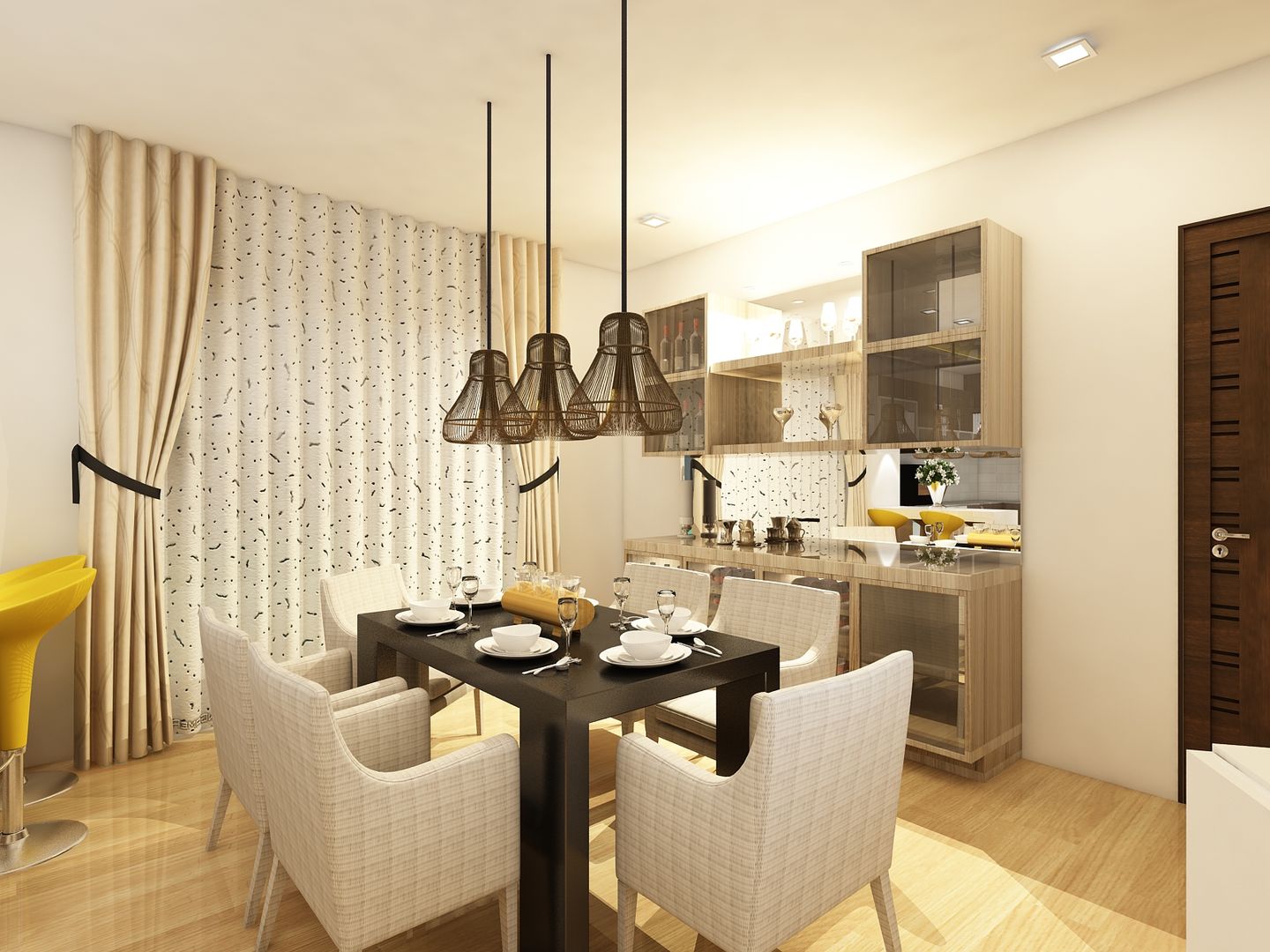 Dining homify Modern dining room