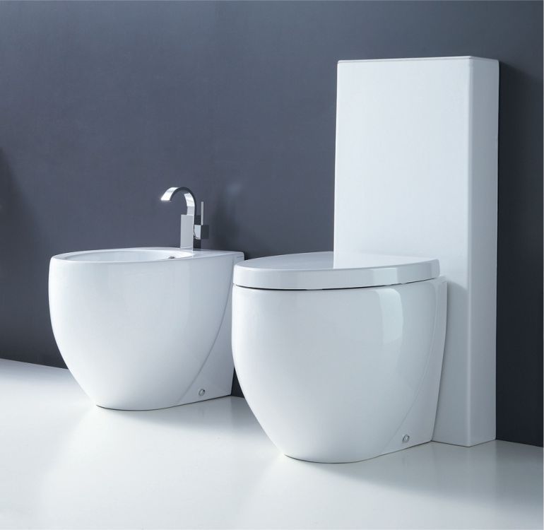 Louças Sanitárias de Chão, Smile Bath S.A. Smile Bath S.A. Kamar Mandi Modern Keramik Toilets