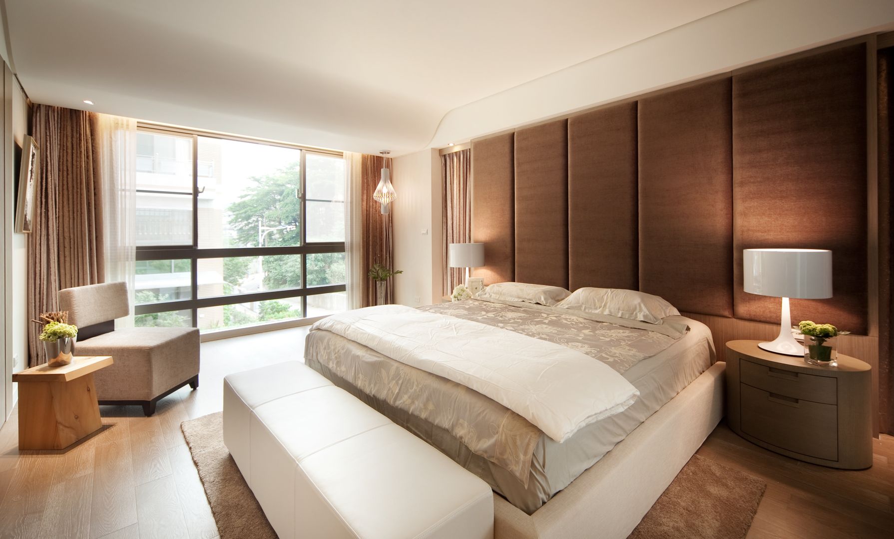 Herb HOUSE, 沐光植境設計事業 沐光植境設計事業 Modern style bedroom Engineered Wood Transparent