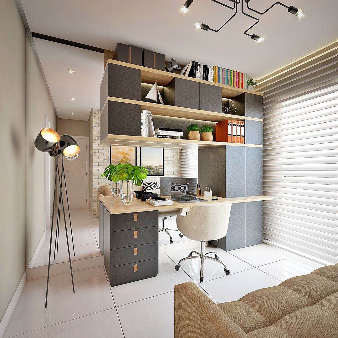 homify Modern study/office