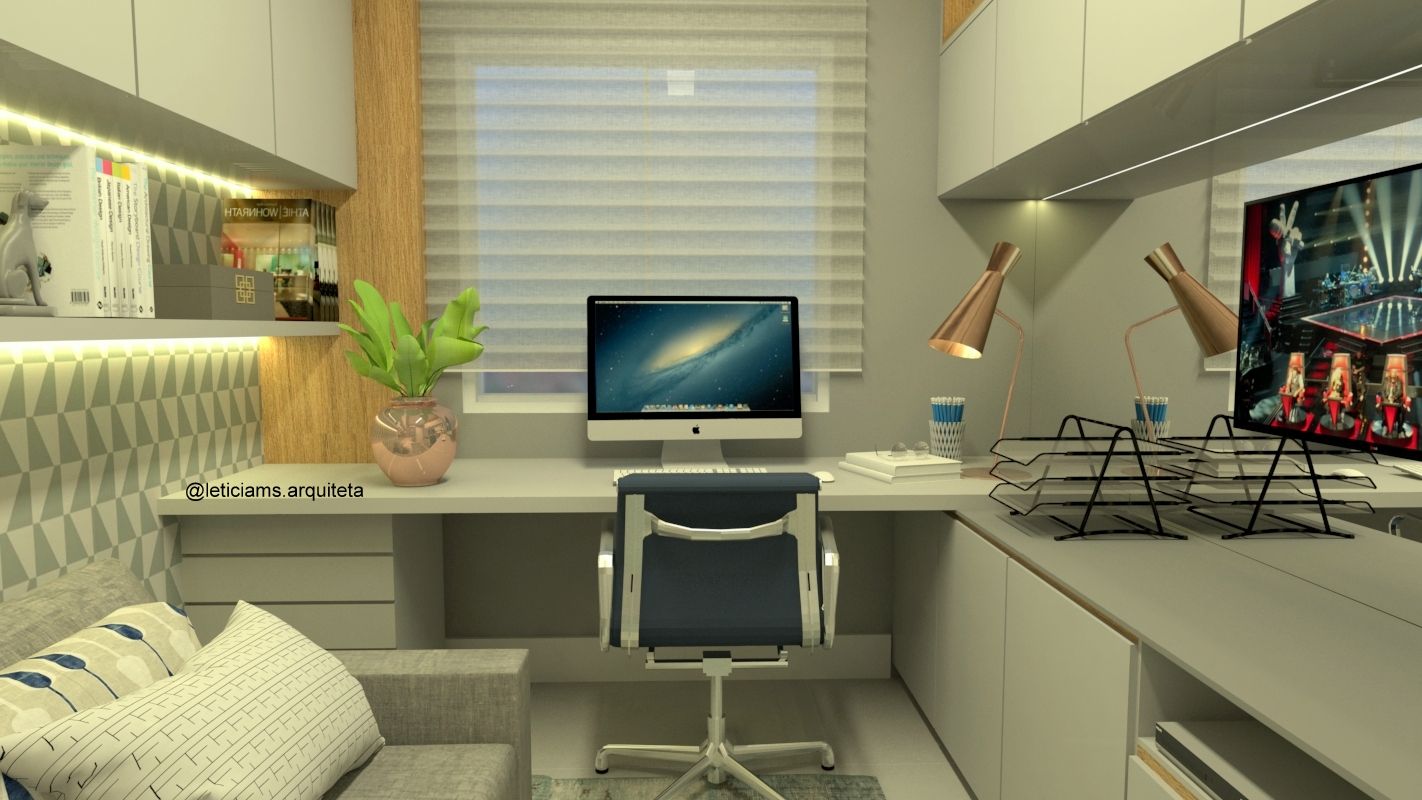 Design de Interiores de Home Offices em Santa Maria, RS | homify