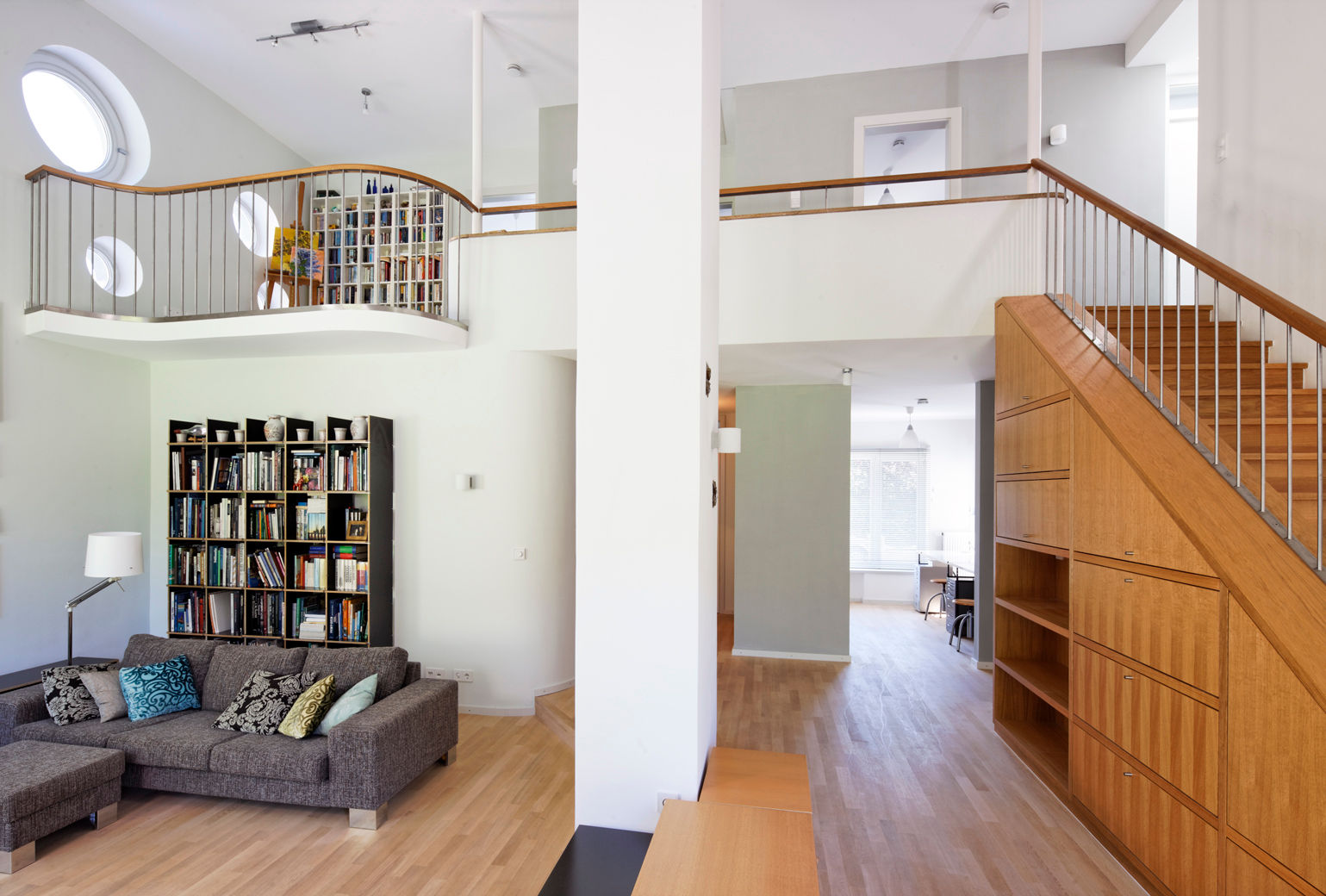 Haus für einen Architekten, Grotegut Architekten Grotegut Architekten Modern living room Wood Wood effect