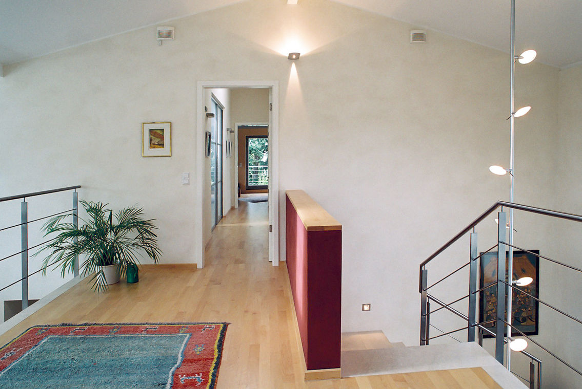 Haus E in Rheinbach, Grotegut Architekten Grotegut Architekten Modern corridor, hallway & stairs