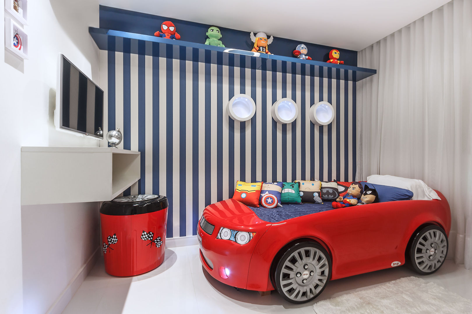 Apartamento Reserva, DUE Projetos e Design DUE Projetos e Design Nursery/kid’s room Wood Wood effect