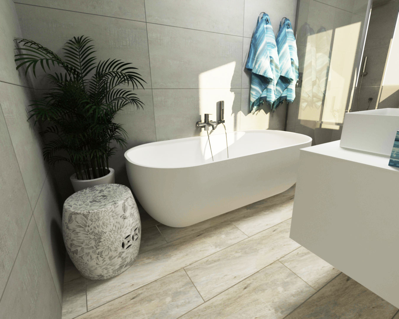 Ambientes 3D de casas de banho Smile Bath, Smile Bath S.A. Smile Bath S.A. Ванная комната в стиле модерн