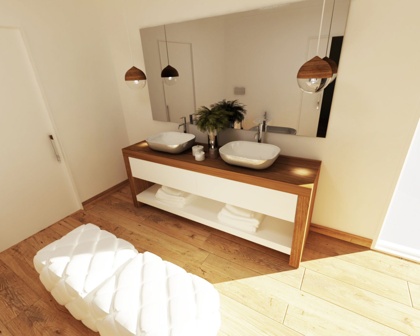 Ambientes 3D de casas de banho Smile Bath, Smile Bath S.A. Smile Bath S.A. Nowoczesna łazienka