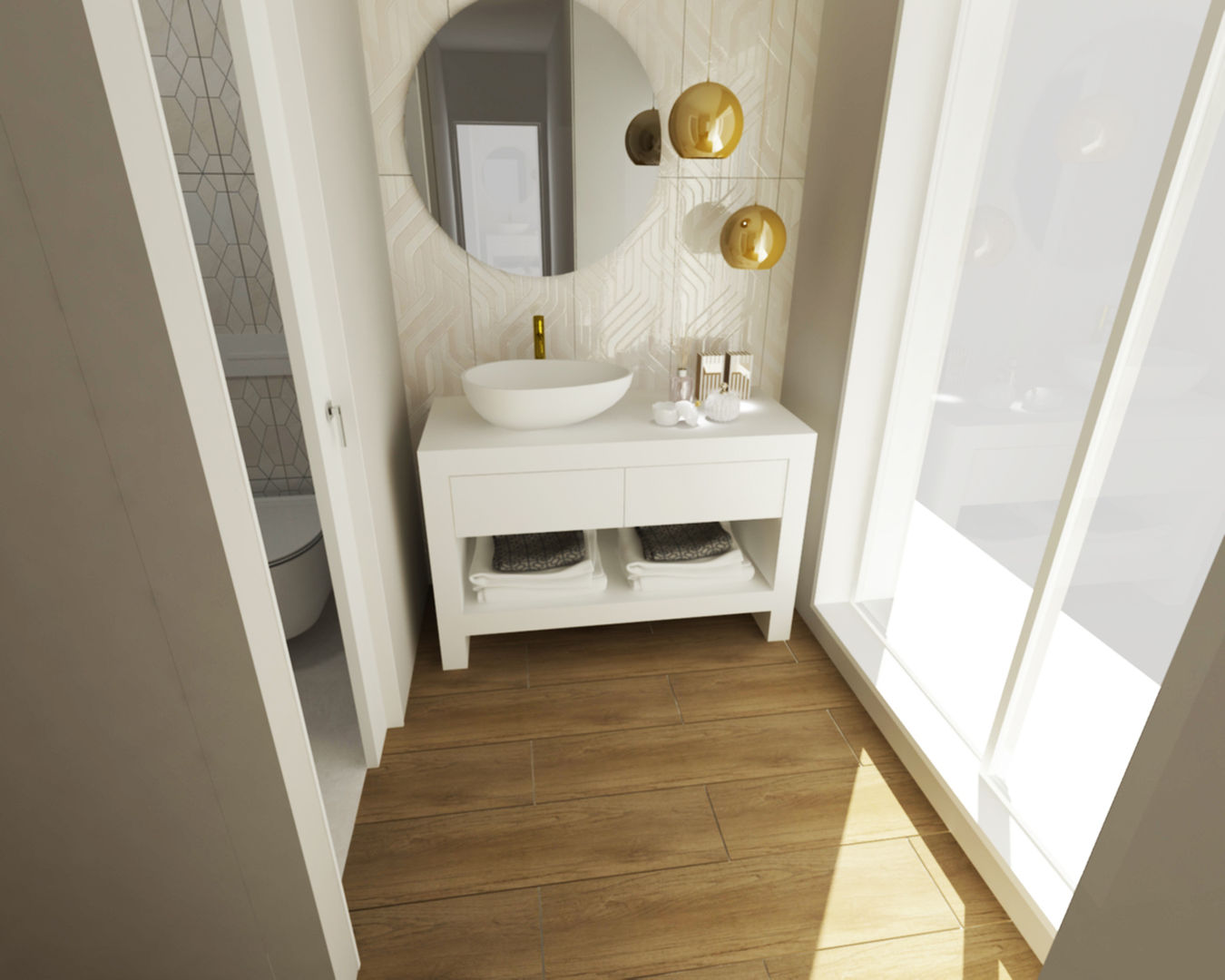Ambientes 3D de casas de banho Smile Bath, Smile Bath S.A. Smile Bath S.A. 現代浴室設計點子、靈感&圖片