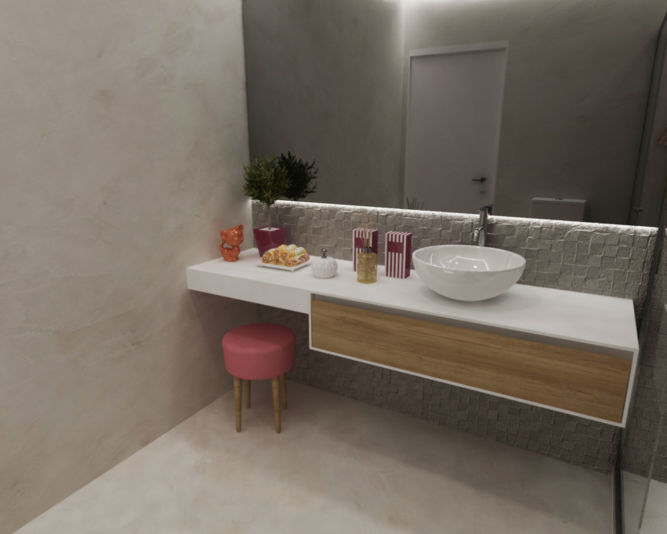 Ambientes 3D de casas de banho Smile Bath, Smile Bath S.A. Smile Bath S.A. Baños de estilo moderno