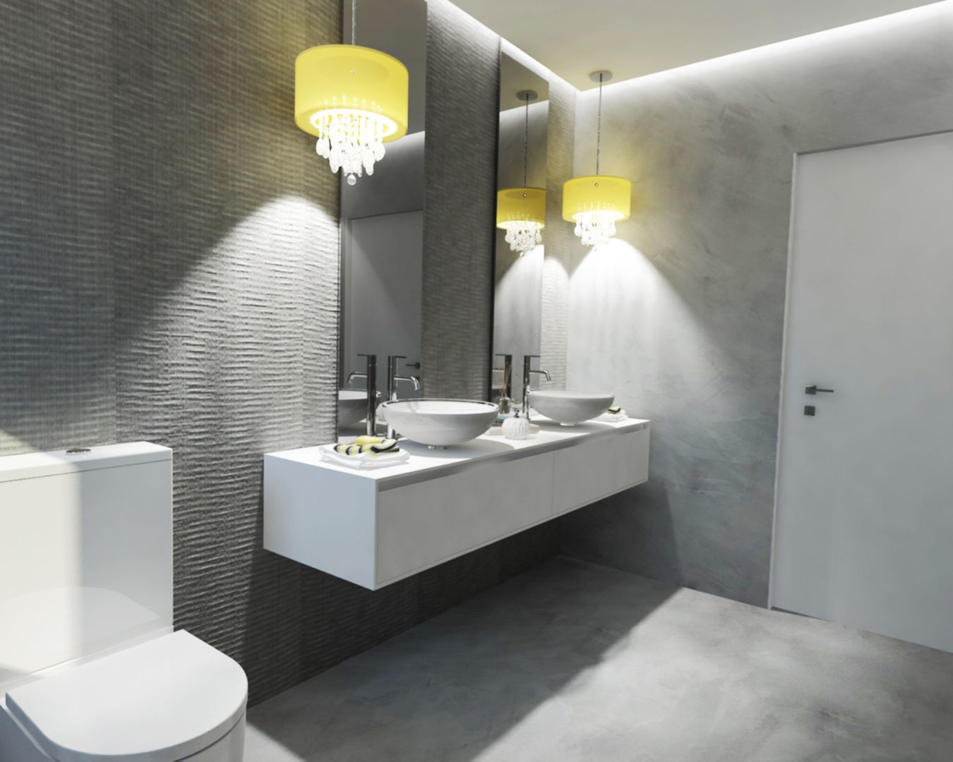 Ambientes 3D de casas de banho Smile Bath, Smile Bath S.A. Smile Bath S.A. Banheiros modernos