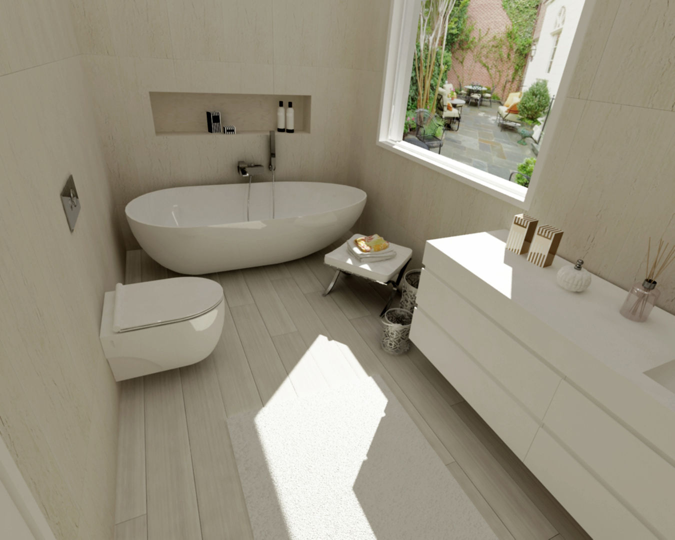 Ambientes 3D de casas de banho Smile Bath, Smile Bath S.A. Smile Bath S.A. Scandinavian style bathroom