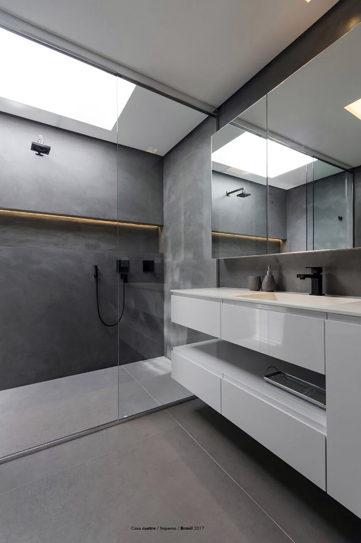 Casa cuatro , Diego Jobell Arquitectos Diego Jobell Arquitectos Minimal style Bathroom Reinforced concrete