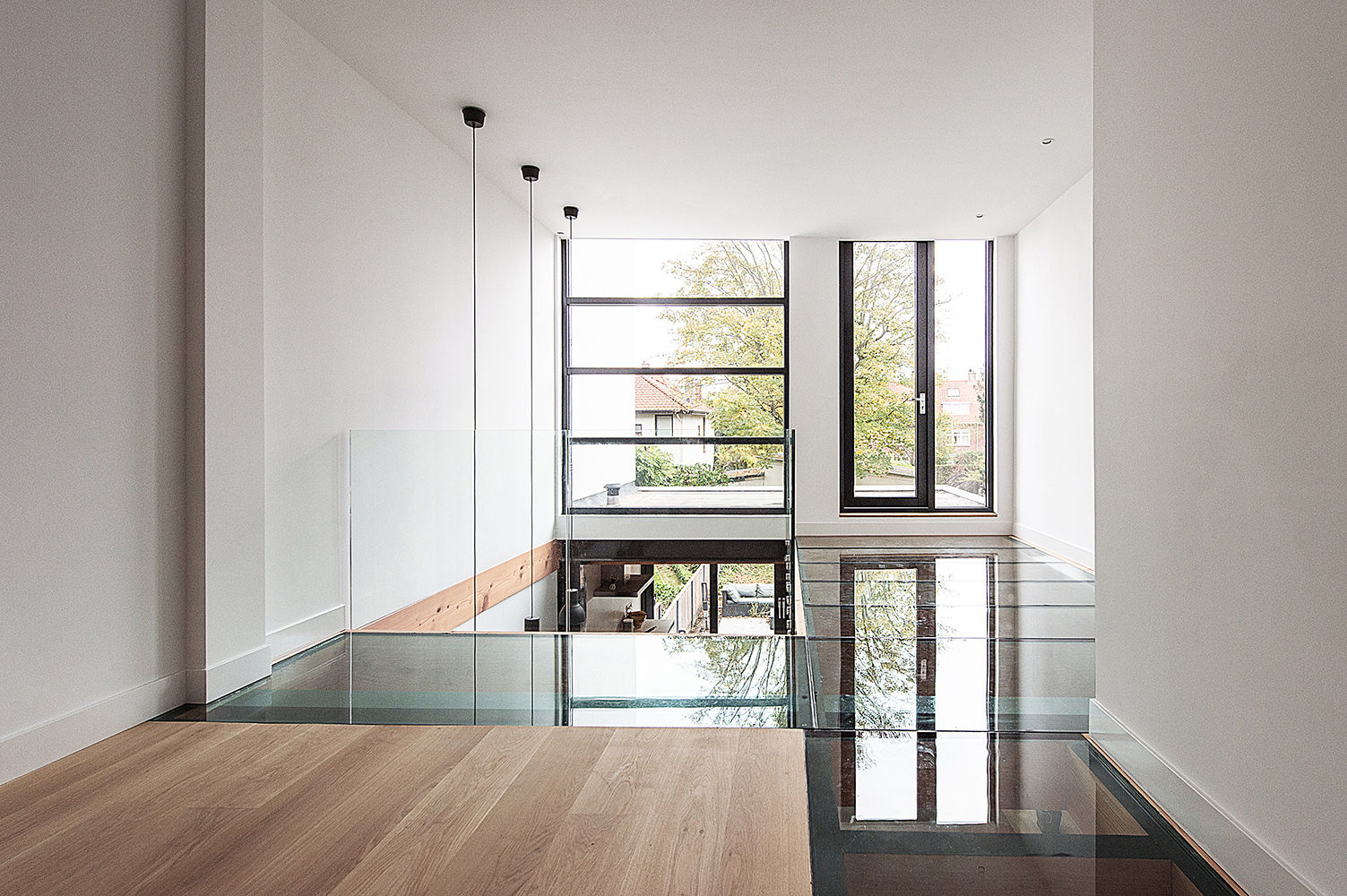 House Overveen, Bloot Architecture Bloot Architecture Moderne woonkamers Glas