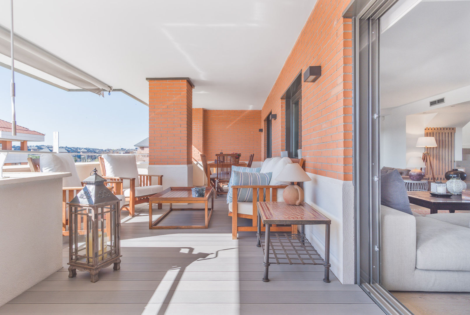 Dúplex Las Rozas, Tarimas de Autor Tarimas de Autor Balcon, Veranda & Terrasse modernes