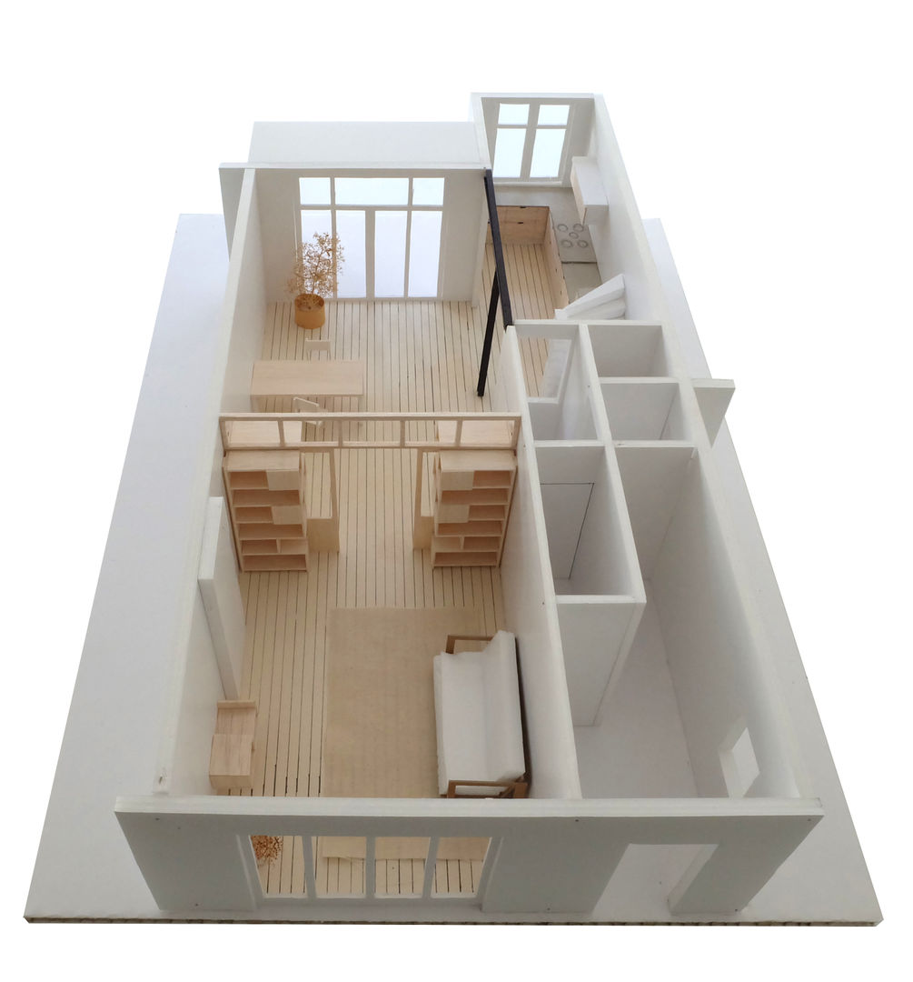 Ensuite, Kumiki Kumiki Modern Oturma Odası