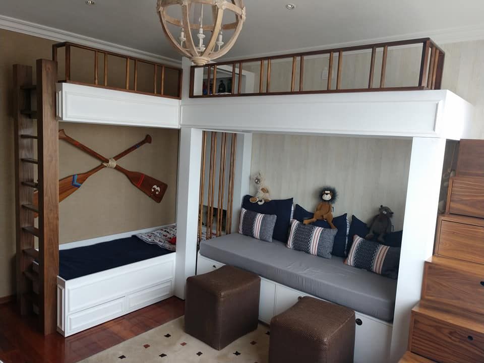 Cama Barco Divan ingenieria Dormitorios infantiles de estilo clásico Camas y cunas