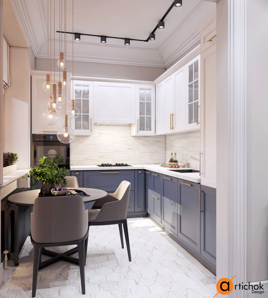 Smart apartment, Artichok Design Artichok Design Built-in kitchens