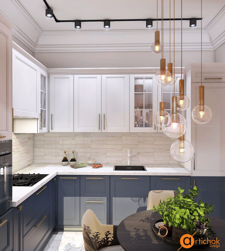 Smart apartment, Artichok Design Artichok Design Minimalist kitchen