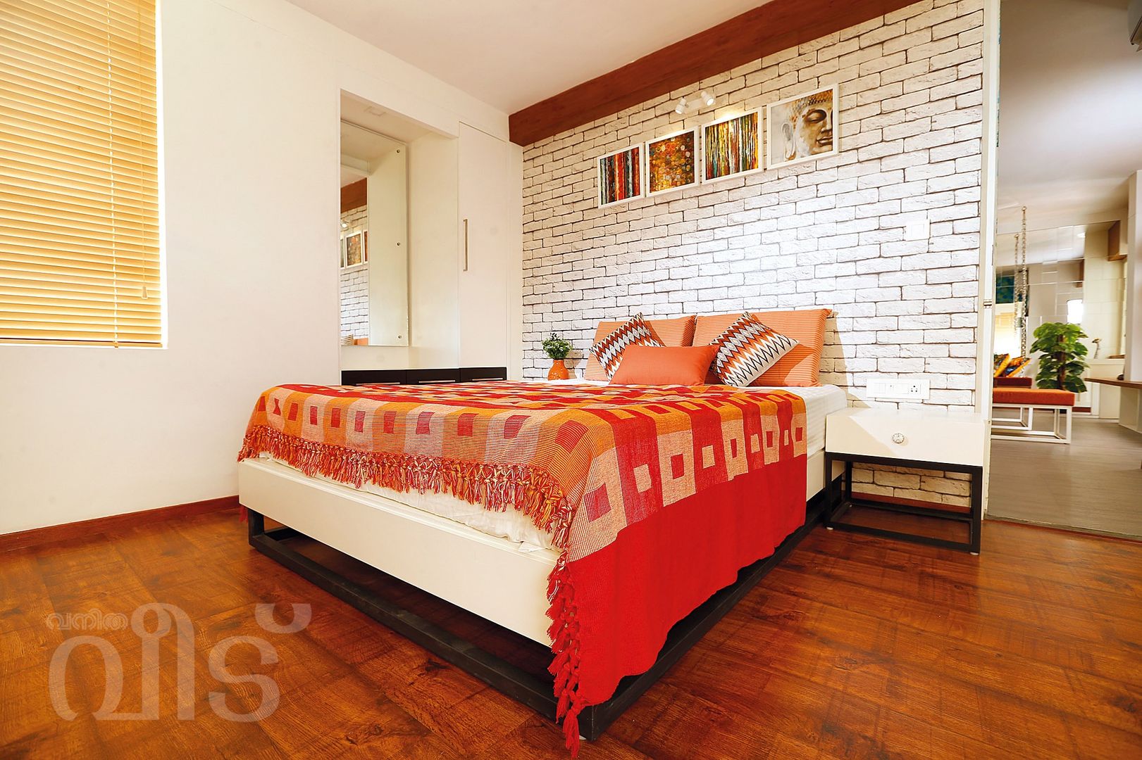 The Rising Sun Apartment, S Squared Architects Pvt Ltd. S Squared Architects Pvt Ltd. Bedroom