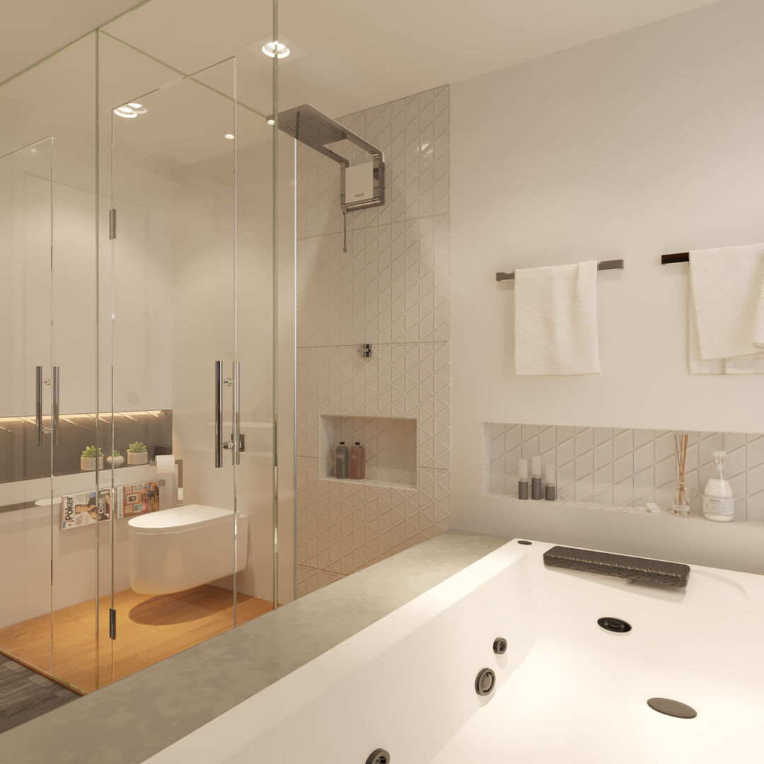 homify Modern bathroom