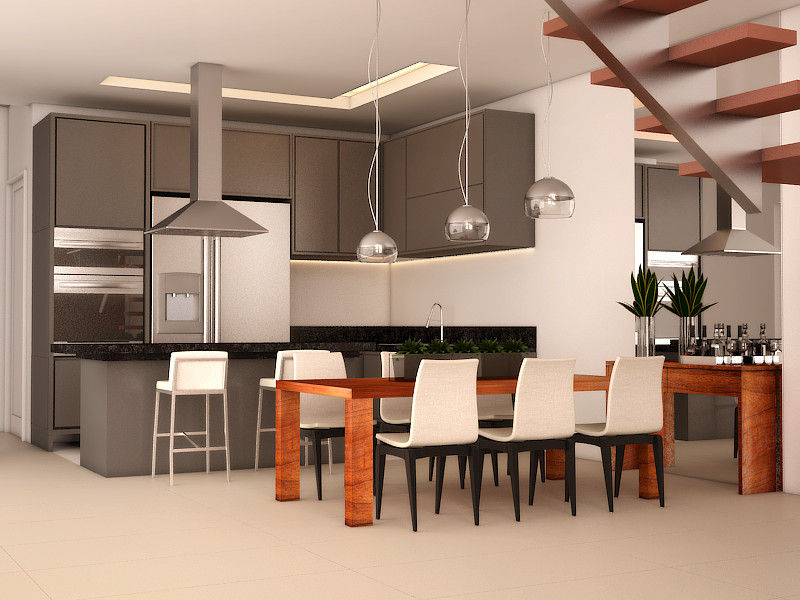 homify Salas de jantar modernas