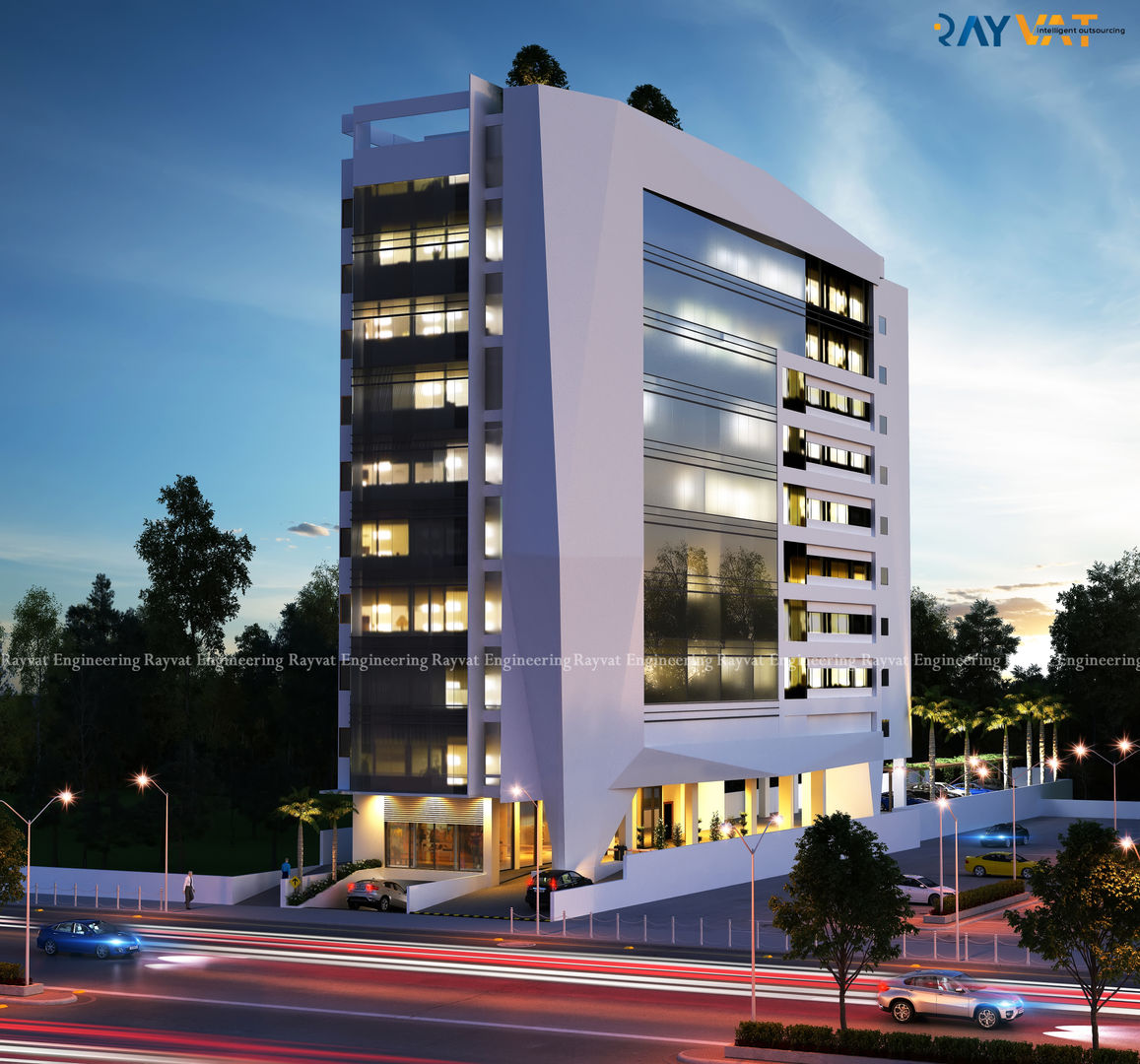 Multi-Storey Building homify Habitats collectifs Exterior View Design,Exterior Elevation,House Exterior,3D Exterior