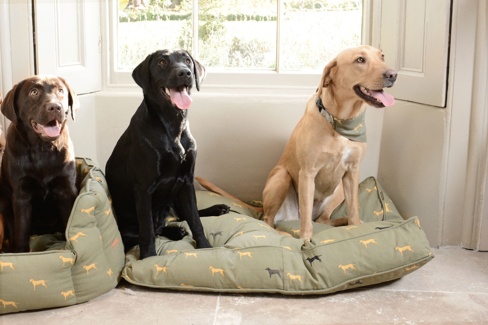 Sophie Allport Fab Labs Pet Beds Sophie Allport Other spaces Cotton Red Pet accessories