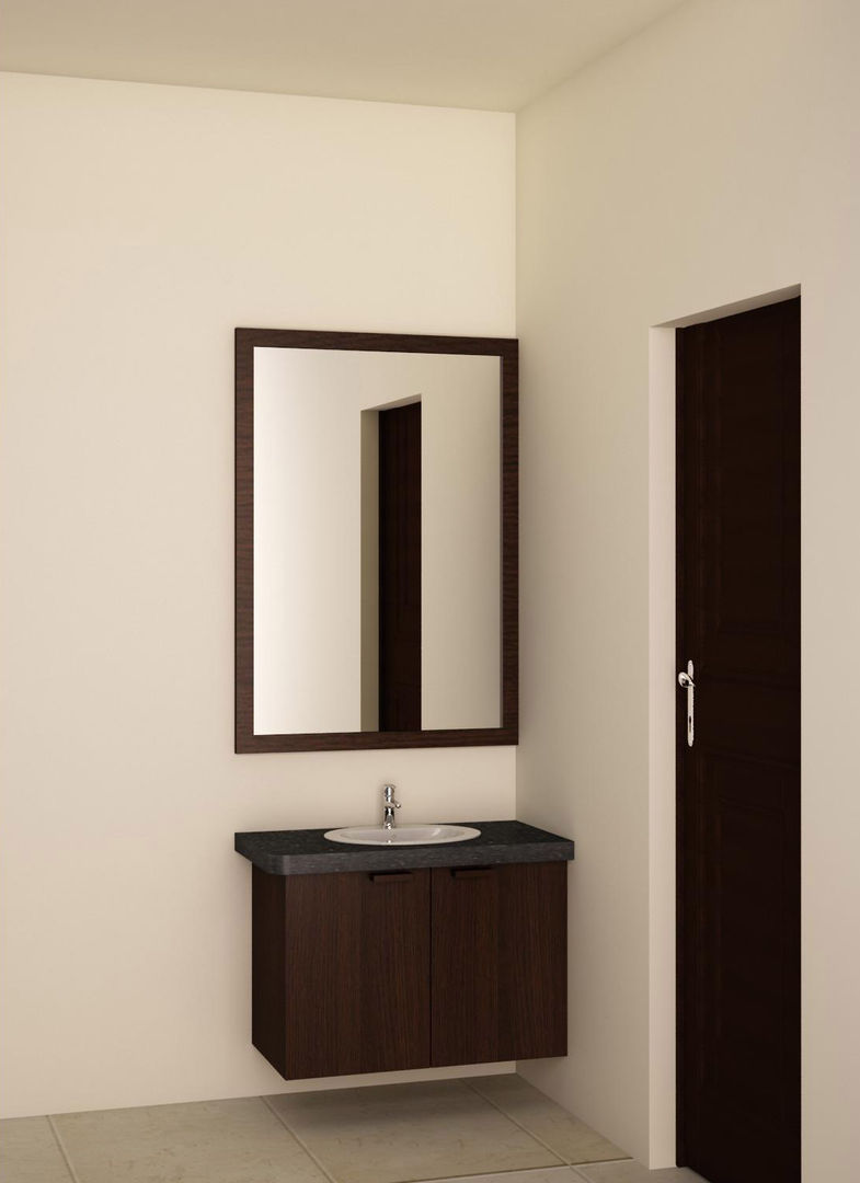 Vanity Unit homify 現代浴室設計點子、靈感&圖片