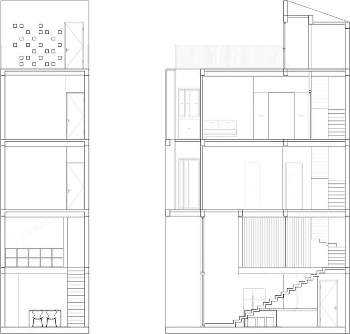 Ngắm Diện Mạo Ngôi Nhà Phố 32m2 Tuyệt Đẹp Trong Hẻm Nhỏ Sài Gòn, Công ty TNHH Xây Dựng TM – DV Song Phát Công ty TNHH Xây Dựng TM – DV Song Phát Modern houses