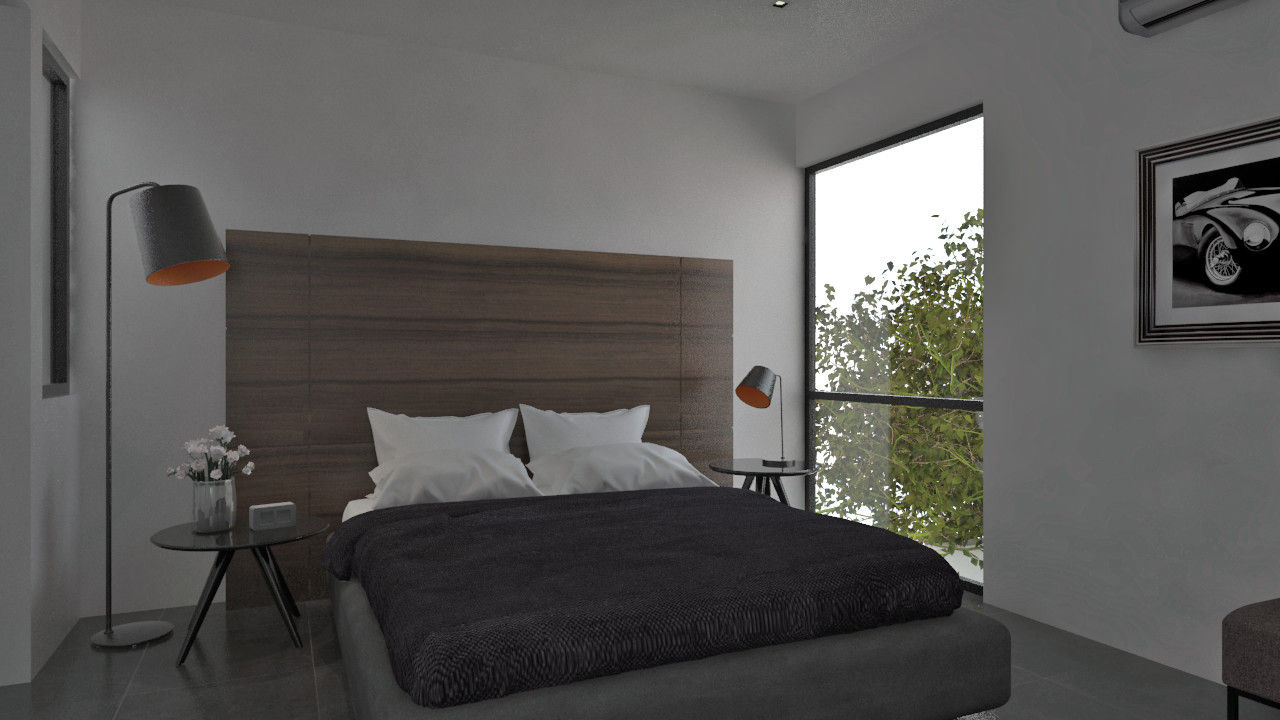 Loft JBS, Heftye Arquitectura Heftye Arquitectura Modern style bedroom