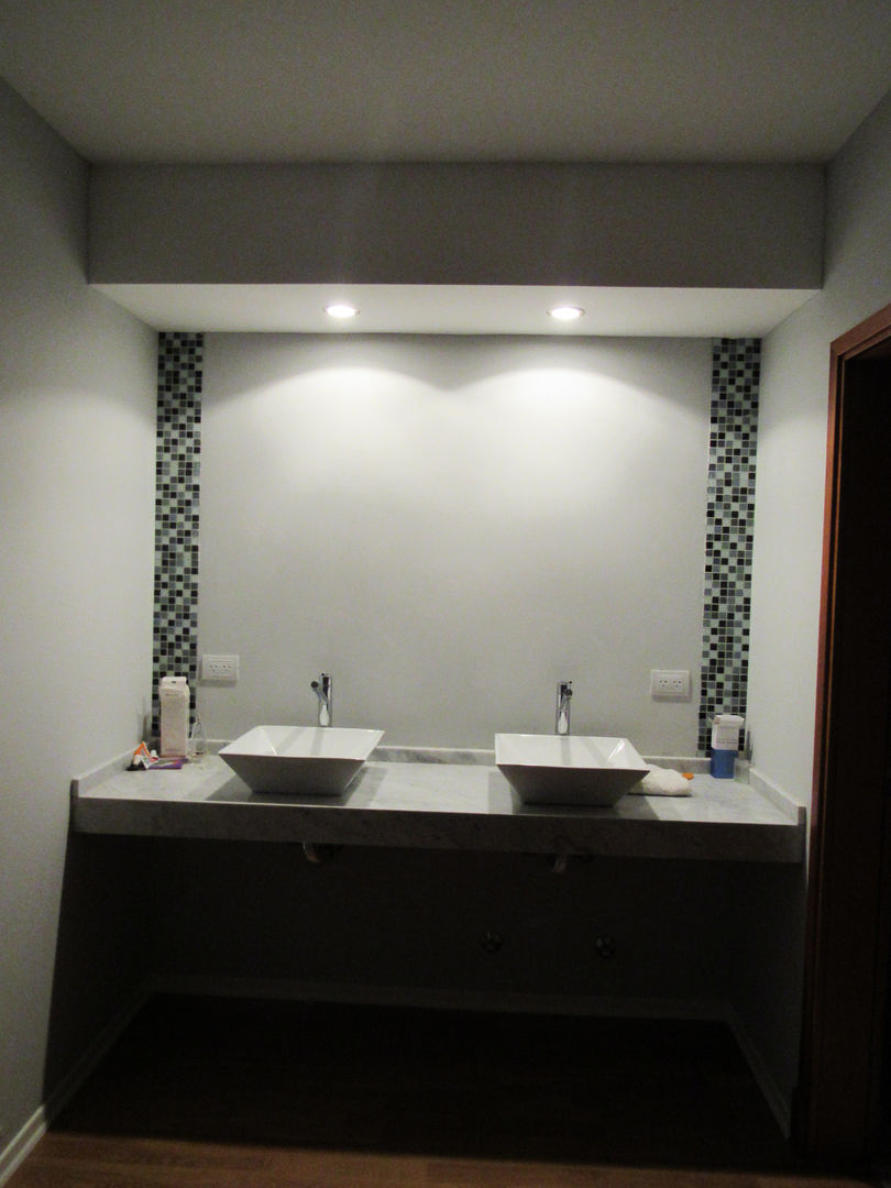 VIVIENDA EG, BVS+GN ARQUITECTURA BVS+GN ARQUITECTURA Modern bathroom