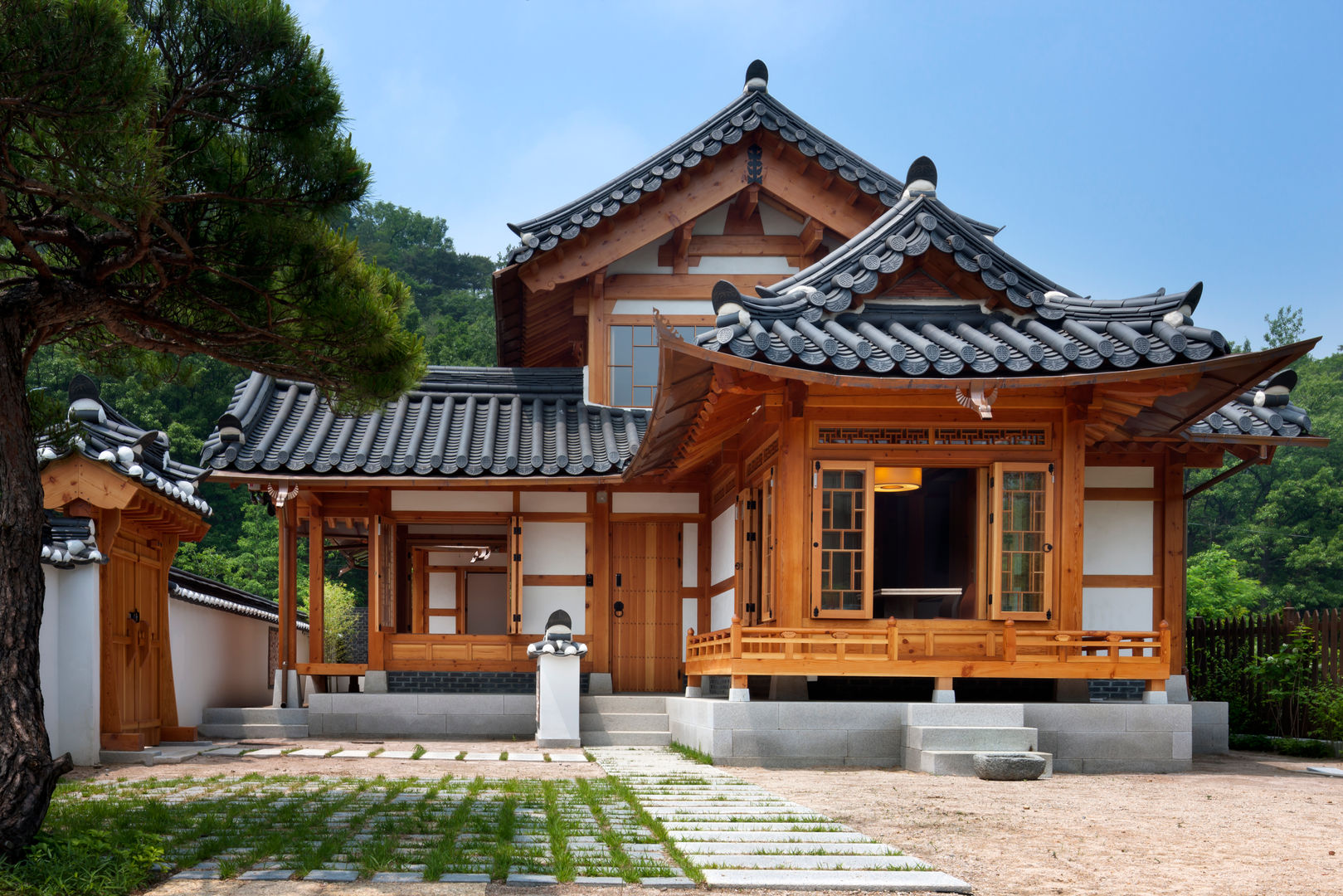 청인당, 모노그래프 모노그래프 Casas de estilo asiático