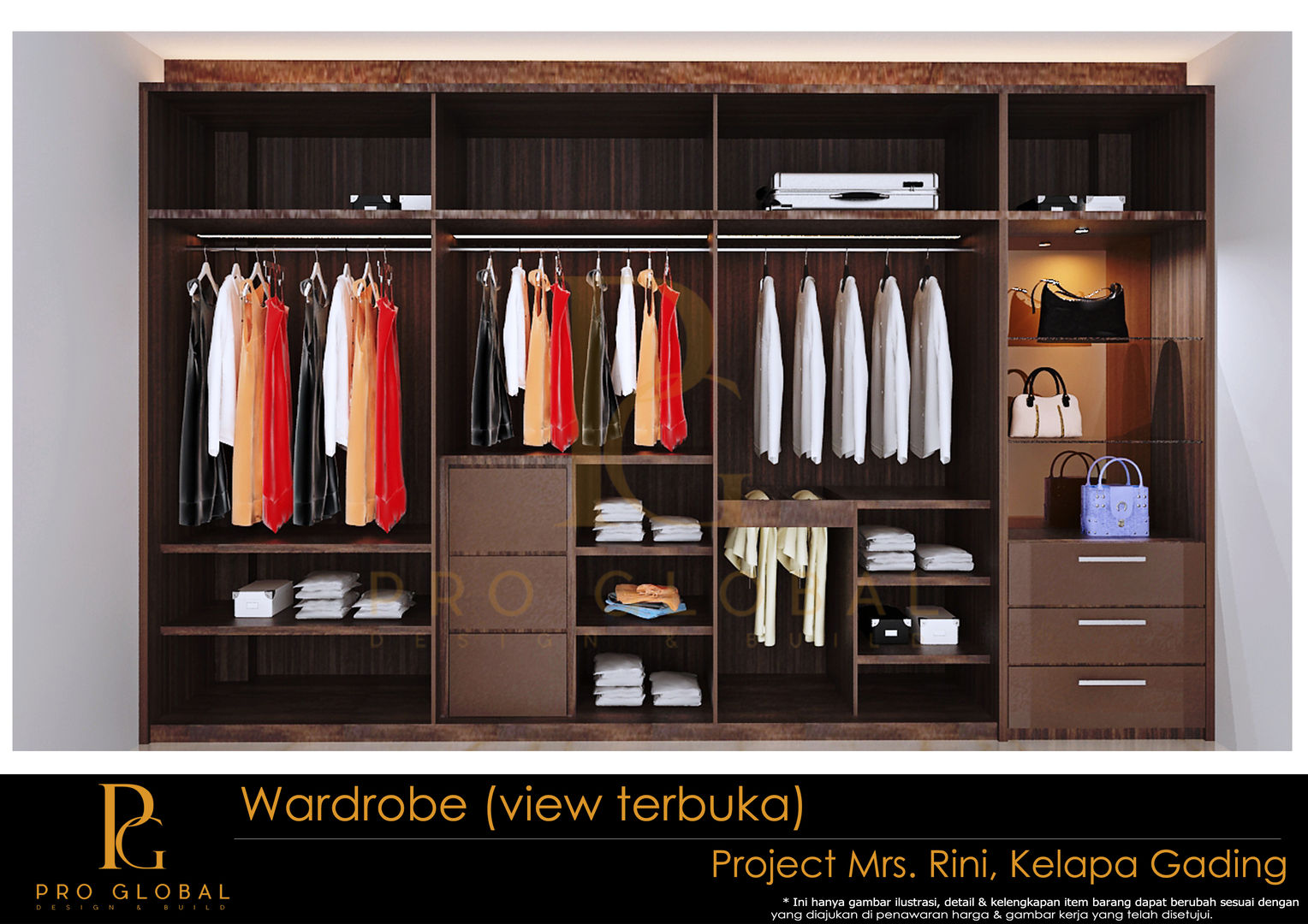 homify Phòng ngủ phong cách tối giản Gỗ Wood effect Wardrobes & closets