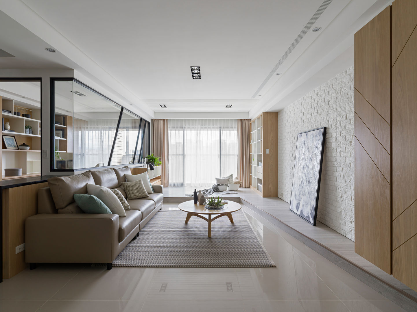 輕盈的鄉村風質感 客廳必備的文化石裝飾牆 | homify