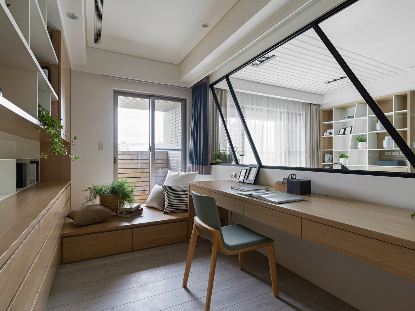 書房設計:14 種享有綠意與景觀的高採光實例 | homify